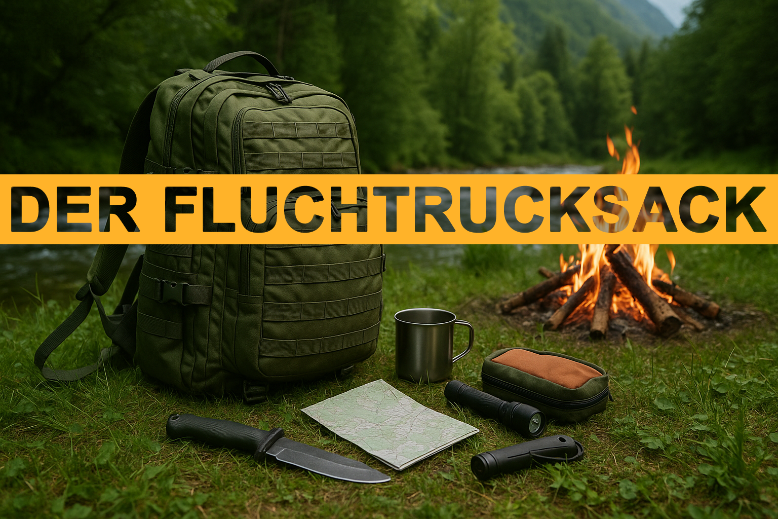 🎒 Fluchtrucksack – dein Notfallplan zum Mitnehmen