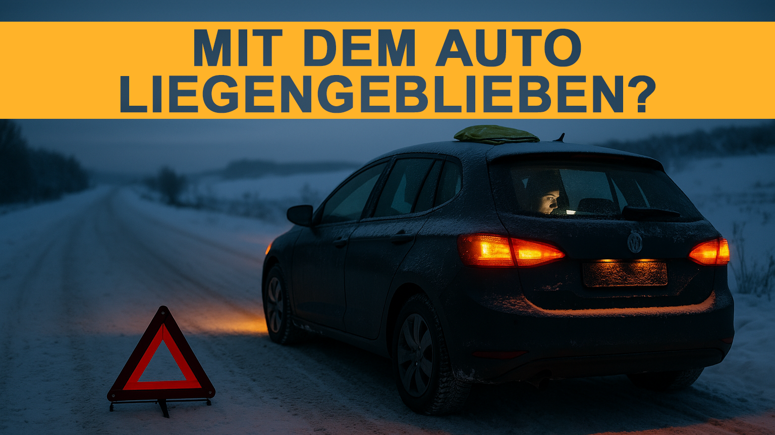 Mit dem Auto liegengeblieben – was jetzt?